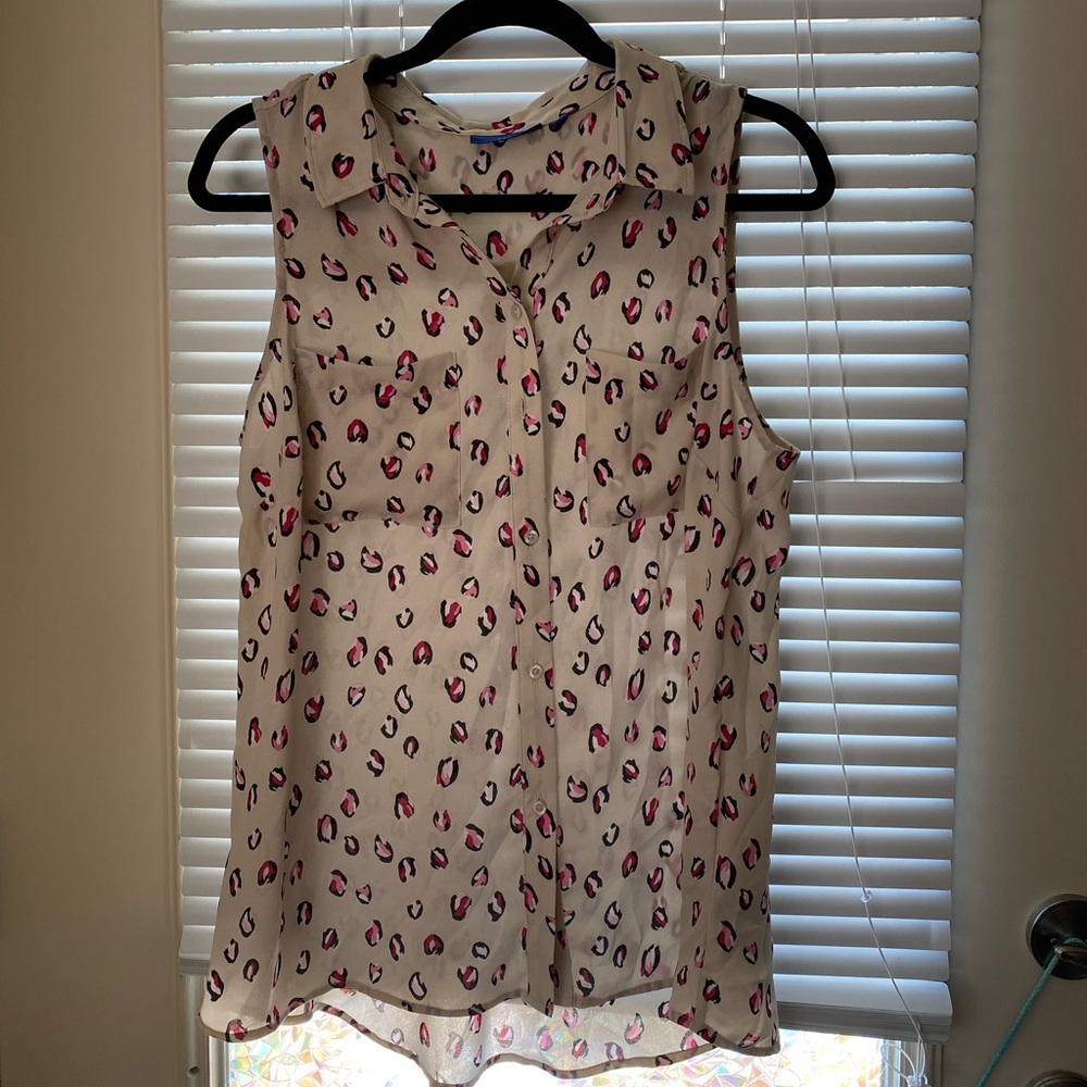 Cute leopard blouse